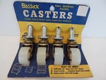 Bassick Casters 1/4 Wheel Ball Bearing Swivel. Fixed Price $7.49.