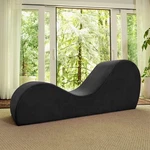 Avana Sleek Chaise Lounge For Yoga, Stretching, And Relaxation - Black. Fixed Price $229.00.