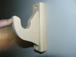 Elegant Wall Hugger Wood Brackets. Fixed Price $15.25.