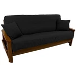Blazing Needles Solid Twill 8" 9" Futon Cover With 2 Throw Pillows (set. Fixed Price $90.99.