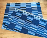 Ikea Trangent Heavy Wool Area Rug Flatwoven Handmade Aztec Southwestern 96X67.5". Fixed Price $119.91.