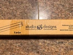 New: Studio Designs Light Pad Support Bars Silver #10049. Fixed Price $15.00.