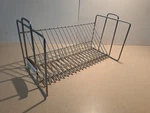 Vintage Ikea 12" Matte Silver Metal 20 Cd Storage Rack/holder - Vink 100.239.49. Fixed Price $29.00.