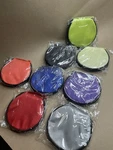 Cd Discs Holder Case Dvd Storage Car Round Bag Set Of 8 160 Total. Fixed Price $21.98.