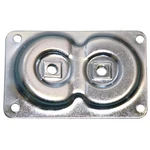 Waddell Dual Top Steel 3-11/16 In. X 2-3/8 Leg Mounting Plate 2750. Fixed Price $10.44.
