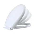 Renovators Supply White Plastic Soft Close Toilet Seat Round. Fixed Price $62.99.