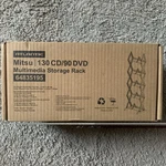 Atlantic Mitsu Cd/dvd 40.5 Clear Multimedia Storage Rack 64835195 New Nib. Fixed Price $59.95.