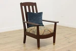 Arts & Crafts Mission Antique Birch Office, Fireplace Chair #51034. Fixed Price $1020.00.