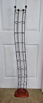 Vintage Atlantic Wave Cd Storage Tower Steel Wire Rack Holds 108 51" Tall. Fixed Price $103.98.