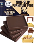 Square Rubber Furniture Pads, Non Slip Pad, For Hardwood Floors, Protectors. Fixed Price $35.28.