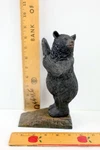 Cracker Barrel Cast Iron Black Bear Door Stop Rustic Lodge Cabin Decor 623383. Fixed Price $32.99.