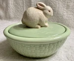 Bunny Rabbit Candy Dish Trinket Storage Hallmark. Fixed Price $12.00.
