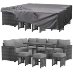 7 Pieces Outdoor Rattan Sectional Sofa Patio Furniture Set W/ Protection Cover. Fixed Price $519.99.