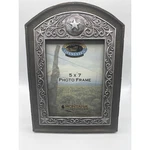 Montana Lifestyles Silversmiths Western Star 5X7 Photo Frame Wood Scroll. Fixed Price $25.00.