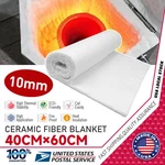 Thickness 0.4 Inch High Density Fireproof Insulation Blanket Forge, Foundry. Fixed Price $16.49.