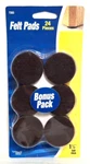 Soft Touch 1-1/2" Self-stick 24 Felt Pads Bonus Pack Furniture Tables Chairs Cup. Fixed Price $9.08.
