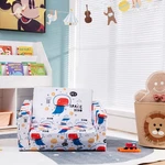 Costway 2-IN-1 Convertible Kids Sofa Lounger Flip-out Chair W/storage Pocket. Fixed Price $45.99.