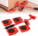 5PCS Heavy Furniture Lifter Set - Easy Moving Slider Mover Tool Kit. Fixed Price $6.99.