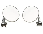 Universal 4" Peep Mirrors Stainless Steel Pair Hot Rod Street Vw Polished 2. Fixed Price $52.95.