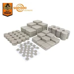 Shepherd Ultimate Assorted Beige Self-adhesive Furniture Sliders (184-PIECE). Fixed Price $11.99.