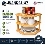 3 Tier Bamboo Corner Shelf Kitchen Organizer Space Saving Storage. Fixed Price $19.99.