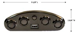 MLSK35-G9 Right (r) Button Power Recliner Switch W/ Usb + 2M/1F Splitter Cable. Fixed Price $54.99.