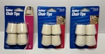 Rubber Chair Tips 4PC White 7/8 Inches, Soft Touch By Waxman 4415 Table Leg. Fixed Price $13.00.