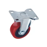 Woodriver 5" Caster Non-locking Non-swiveling With 4 Hole Mounting Plate. Fixed Price $25.98.