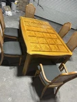 Wood Dinner Table With Chairs - Thomasville Furniture. Fixed Price $200.00.