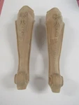 Solid Wood Red Oak Elegant Traditional Chair Coffee Table Legs 16" (lot 2). Fixed Price $32.99.
