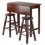 Winsome Lynnwood 3 Piece Kitchen Dining Set Antique Walnut. Fixed Price $291.19.