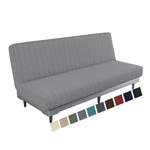 Maxijin Jacquard Futon Cover Stretch Armless Sofa Soft Slip.... Fixed Price $30.46.