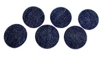Genuine Denim Covered Buttons 6 W/metal Loop, Same Size 23MM(7/8"). Fixed Price $10.55.