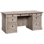 Sauder Palladia Engineered Wood Executive Desk Split Oak Finish. Fixed Price $723.63.
