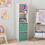 Mainstays 4 Cube Vertical Storage Organizer, White. Fixed Price $45.34.