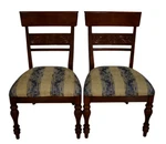 Ethan Allen British Classics Dining Side Chairs Carved Maple #29-6500 #260. Fixed Price $495.00.