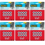 6 Packs 3M Scotch Sliders Move Furniture On Carpet Pcs/pack Total 48 3/4". Fixed Price $12.95.
