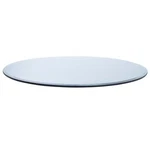 Clear 21" Round Tempered Glass Table Top By Spancraft. Fixed Price $83.95.