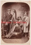 Super Cabinet Card Photo 4 Men Musicians - W Harp 1880 Ramsgate England Gay. Fixed Price $295.00.