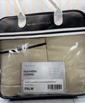 Mario Capasa Feathers Covers For Corner Facing Right 70" Linen White F6LW. Fixed Price $92.01.
