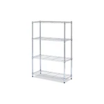 Residential Wire Shelving, Four-shelf, 36W X 14D 54H, Silver. Fixed Price $71.71.