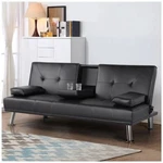 Topeakmart TM3J0T000201 Futon Sofa Bed Fold Up & Down Recliner Couch - Black. Fixed Price $299.99.