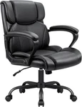 Mid Back Executive Office Chair Swivel Computer Task With Armrests. Fixed Price $128.50.