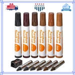Katzco Furniture Repair Kit, 13 Wood Markers & Wax Sticks With Sharpener. Fixed Price $17.56.