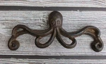 Set Of 4 Cast Iron Rustic Marine Sea Octopus Drawer Cabinet Door Knobs Hardware. Fixed Price $25.99.