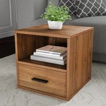 Side Table With Storage, Minimalist Modern Nightstand End Drawer. Fixed Price $55.89.