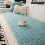 Ultra-soft Plush Sofa Cover, Non-slip Pad Furniture Protector. Fixed Price $27.98.