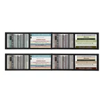 Black 2PCS 34 Inch Wall Mount Media Storage Shelf For Cd Dvd Books Video Games. Fixed Price $71.99.