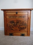 Vintage Southern Comfort Whiskey Wood Cabinet - Rare Store Display Bar Decor. Fixed Price $97.00.