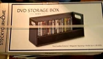 Stock Your Home Dvd Storage Box, Movie Shelf Organizer Tray, Black Color. Fixed Price $22.61.